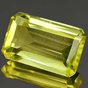 5.64Ct. Octagon Cut 100% Natural Yellow Lemon Quartz  - SEE ALL MY NEW ITEMS