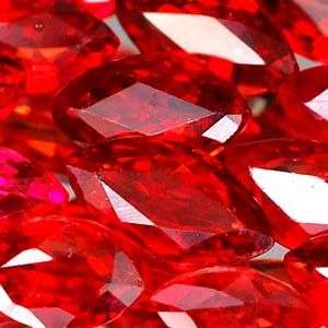 Dazzling!! 1.98Cts.**15 Pcs**Natural Red Tanzania Songea Sapphire LOT! - 100% Money Back Guarantee!