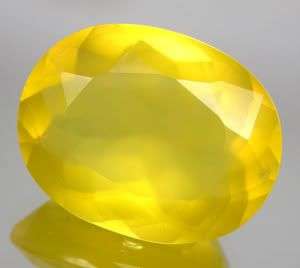 EXCELLENT!! 6.25ct. OVAL Cut Honey Yellow Australian Opal Gemstone - We only use exact photos!