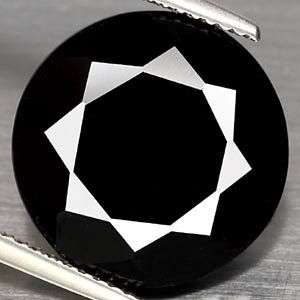 AAA 8.42Ct. Delightful Natural Black Round Spinel Gemstone - SHIPPED FROM WITHIN SA!!!