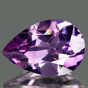 FLAWLESS! 3.32Ct. Pear Cut Violet Purple Amethyst Gemstone - Exact Photos Of Gemstone!