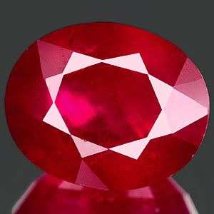 AAA+++ 3.17 Ct. Enchanting Natural Blood Red Ruby  - SEE FOR YOURSELF!!
