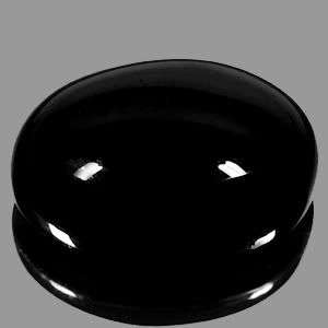 AAA 15.71Ct. Delightful Natural Black Oval Spinel Cabochon Gemstone - SHIPPED FROM WITHIN SA!!!
