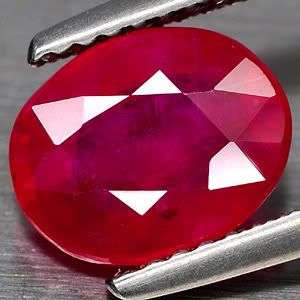 AAA 2.55Ct. Stunning Natural Oval Red Pink Ruby Gemstone - Exact Photos taken of stone!