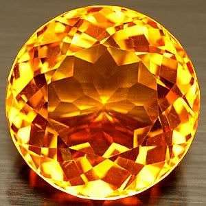 AWESOME 8.95Ct. Twinkling Natural Golden Yellow Citrine Gemstone - 100% Natural
