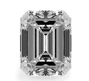 5.90Cts*(2Pcs)* EMERALD Cut AAAAA 8X6mm Diamond simulant PAIR - FINEST AFFORDABLE DIAMOND SIMULATE