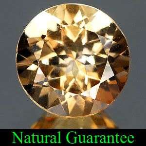 AAA ***2.31 Ct Calibrated 8mm Natural Champange Topaz  Gemstone - 100% Money Back guarantee!