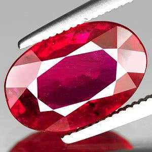 AAA 3.69Ct. Exquisite Natural Oval Red Pink Ruby Gemstone - Exact Photos taken of stone!