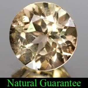 ***3.07 Ct Calibrated 9.2mm Natural Champange Topaz  Gemstone - 100% Money Back guarantee!
