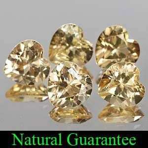 AAA 7.96 Cts.**5 Pcs.** Twinkling Natural Champagne Topaz LOT - Winner Receives 5 Pieces!