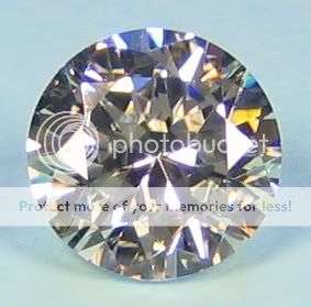 FLAWLESS 3.30CTS (1pc) Round brilliant Cut 8mm Diamond simulant - FINEST DIAMOND SIMULATE