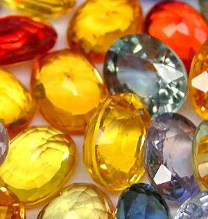 AAA 7.15ct**29 Pieces Mixed-colour Sapphire 4x3mm OVAL LOT! - Superb for Jewellery making!