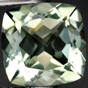 AAA 3.65Cts**VVS1***Cushion Cut Natural Green Amethyst Gemstones - SHIPPED FROM WITHIN SOUTH AFRICA