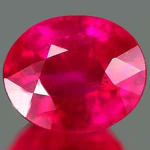 AAA 3.14Ct. 100% Natural! Oval Natural Top Blood Red Ruby - Exact Photos taken of stone!