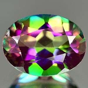 1.62 Ct. Magically Clean Natural Mystic Green Topaz Gem from Brazil - SA SHIPPING!