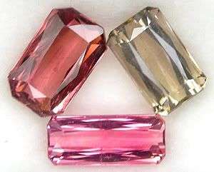 5.05CT. (3pcs) AMAZING! Tourmaline Gemstone Set - Exact Photos Used