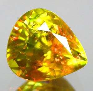 1.63ct.Rare AAA Madagascar Fiery Sphene Titanite Gemstone - 100% Natural Sphene!