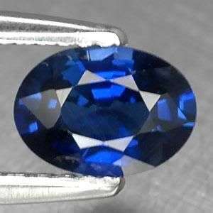1.02 Cts.ELEGANT OVAL KASHMIR BLUE SAPPHIRE - EXACT PHOTOS USED!