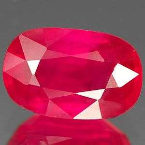 AAA 2.53 Ct. Stunning Natural Oval Red Pink Ruby Gemstone - Exact Photos taken of stone!