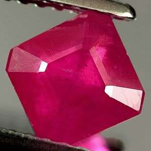 AAA 1.39Ct. Stunning Natural Octagon Cut Pink Red Ruby Gemstone - Exact Photos taken of stone!