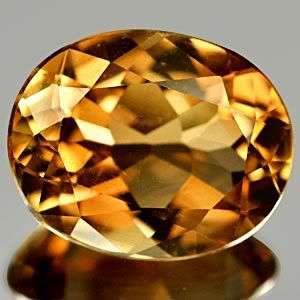 AAA ***2.86 Ct. Beautiful Natural Oval Imperial Topaz Gemstone - 100% Money Back guarantee!