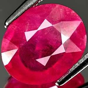 AAA 3.64Ct. Superb Natural Oval Red Pink Ruby Gemstone - Exact Photos taken of stone!