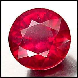 ***2.96Cts***7.70mm. TOP RED ROUND CUT NATURAL RUBY GEMSTONE - SEE ALL MY ITEMS!