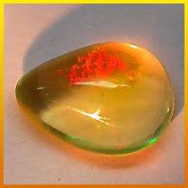 **1.36Cts. Fire Opal With Multi-Colour Spark To See Clearly! - SEE ALL MY NEW ITEMS!