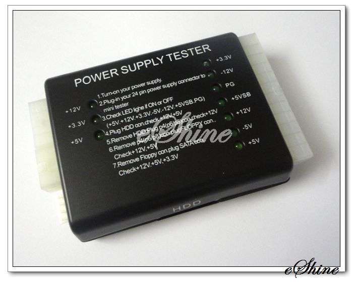 ATX PC Power Supply Mini Tester