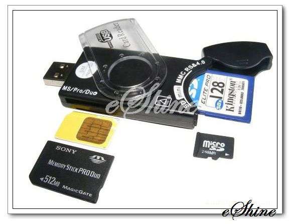 ALL IN ONE USB Sim Card & Memory Card Reader