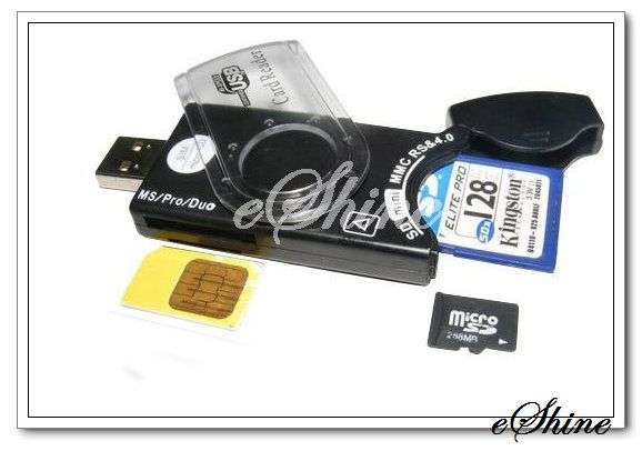 ALL IN ONE USB Sim Card & Memory Card Reader