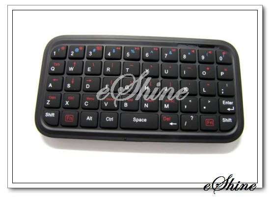 BLUETOOTH MINI QWERTY KEYBOARD PAD WIRELESS CORDLESS FOR CELL PHONE PC