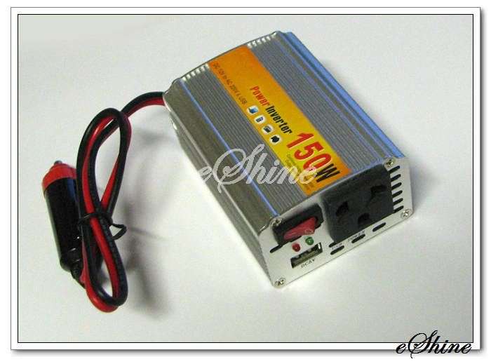 150W 12V to 220V Auto Car Inverter Power Supply Adaptor
