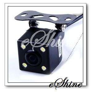 Car Rear View Parking Camera Night Vision 4 LED Wide Angle