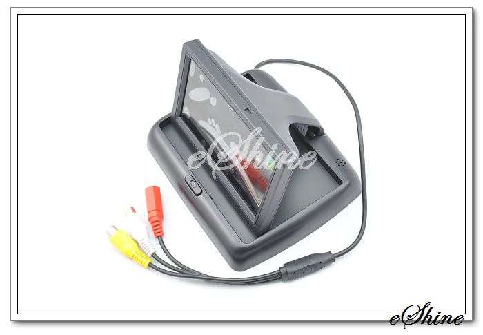 4.3" TFT LCD Car Rear View Reverse Monitor Foldable
