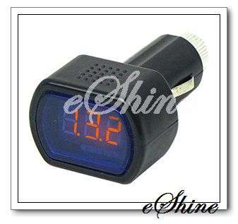 DIGITAL LED 12V /24V PLUG IN VOLTMETER for CAR