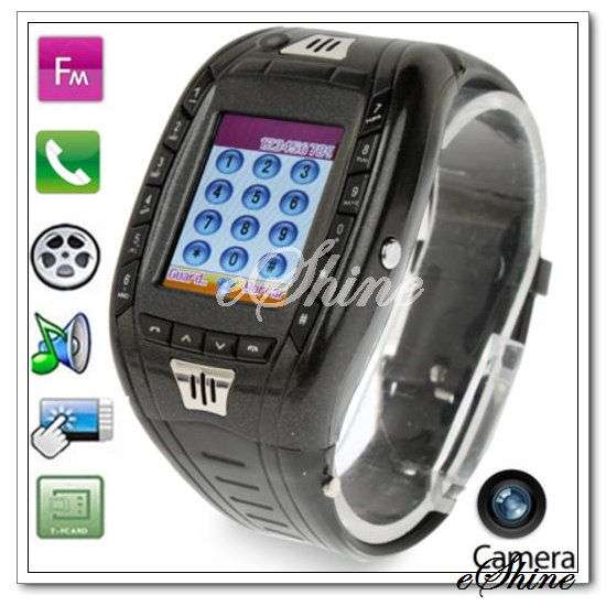 Lock Stock - Wrist Watch Cell Phone with Camera Bluetooth FM Touch Screen