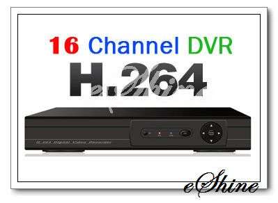 16 CH Channel H.264 CCTV Security Surveillance DVR + Mouse & Remote
