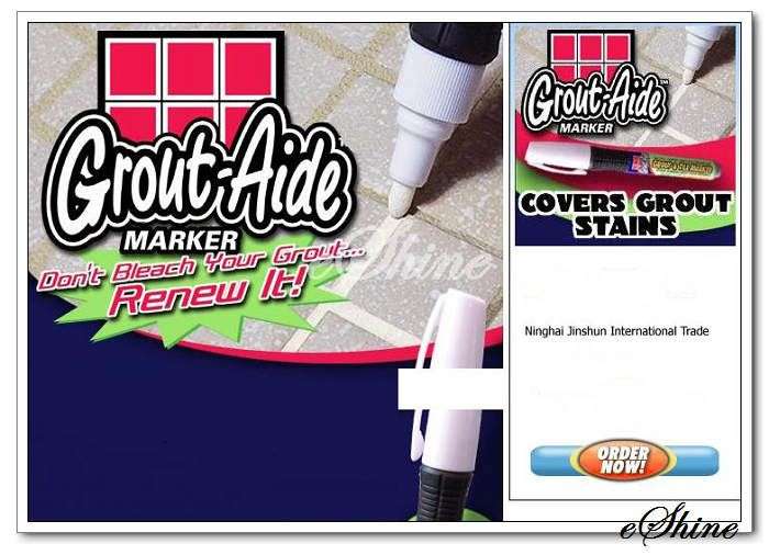Grout-Aide Grout and Tile Markers White