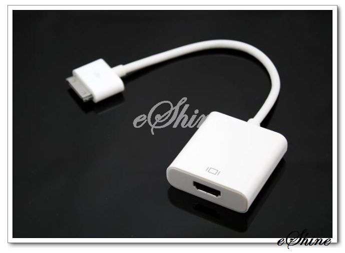 Dock Connector to HDMI HDTV TV Adapter Cable for iPad 1&2&3