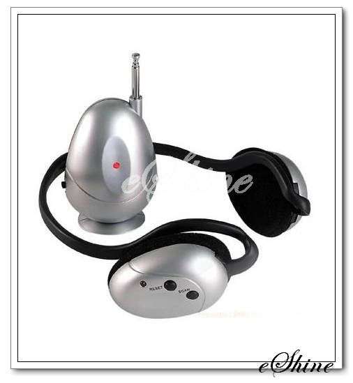Mini Rear-Wear Cordless Headphone