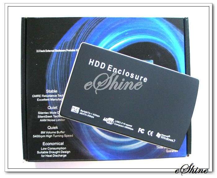 USB 2.0 2.5 HARD DRIVE SATA HDD EXTERNAL CASE ENCLOSURE