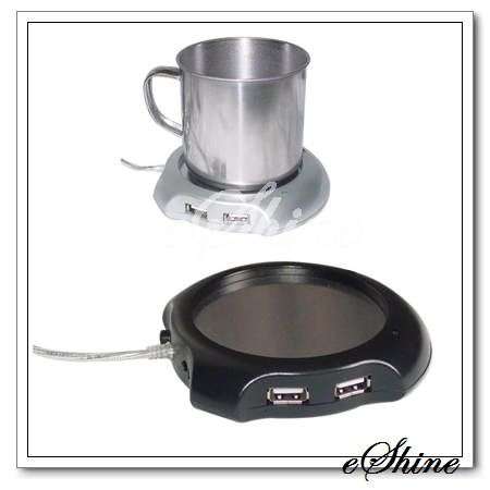 Coffee/Tea/Cup Warmer Heater PAD + 4 Port USB Hub