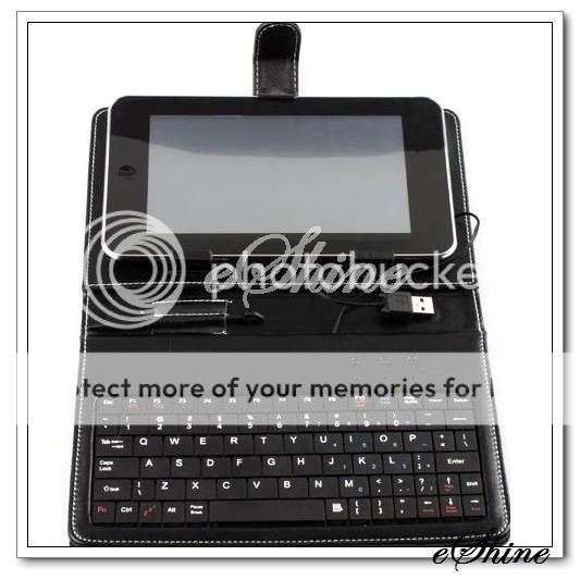 USB Keyboard Case For 7" Tablet PC Android Epad MID With Stylus