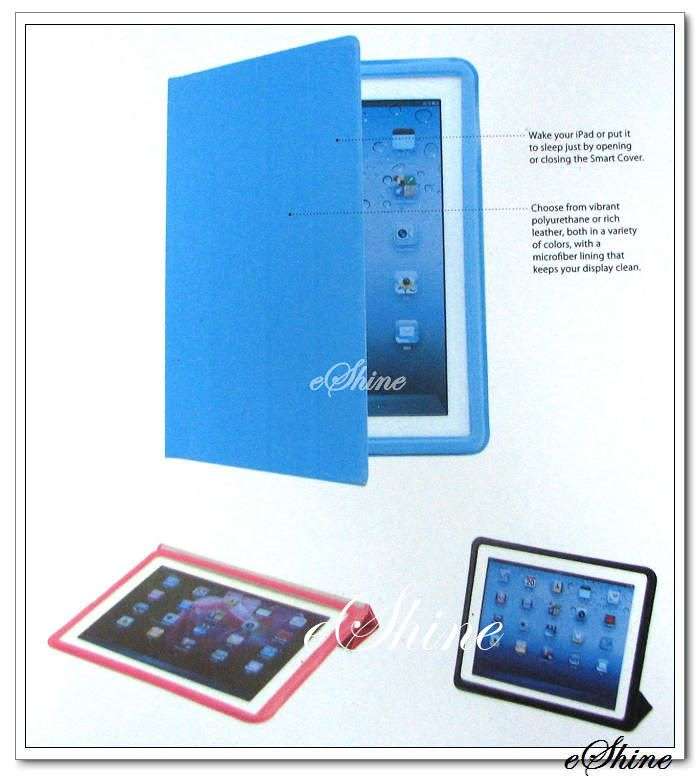 Front & Back Smart Cover Case Stand Flip Protector For Apple iPad 2