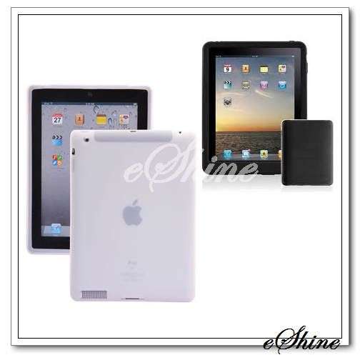 iPad 2 & 3 Durable Silicone Back Cover Protective Case