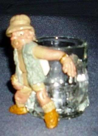Tot Glass With Boer Farmer