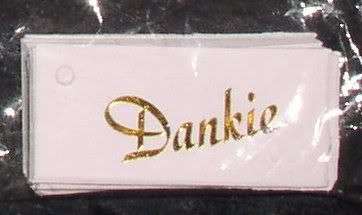 50 Dankie tie on tags