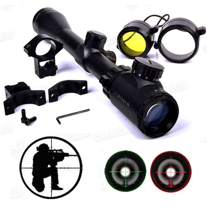 *LOCAL STOCK* Multi-X Banner Rifle Scope 3-9x40 EG, Sniper Scope, Airsoft Sight
