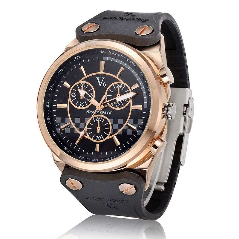 *LOCAL STOCK* Superspeed V6 Luxury Fashion Sport Watch Men Leisure Fashion Tyre Style Watch